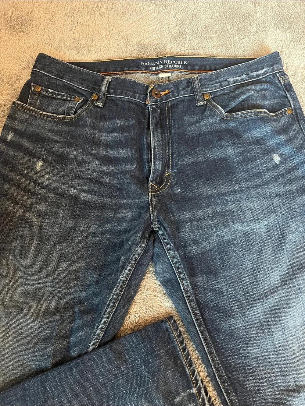 Banana Republic Men's Indigo Straight Jeans